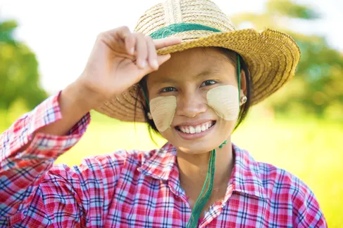 bigstock-Portrait-of-a-young-Burmese-wo-38946259